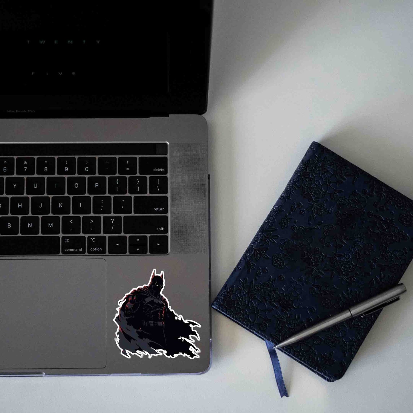 DC BATMAN BLACK MINIMALIST STICKER