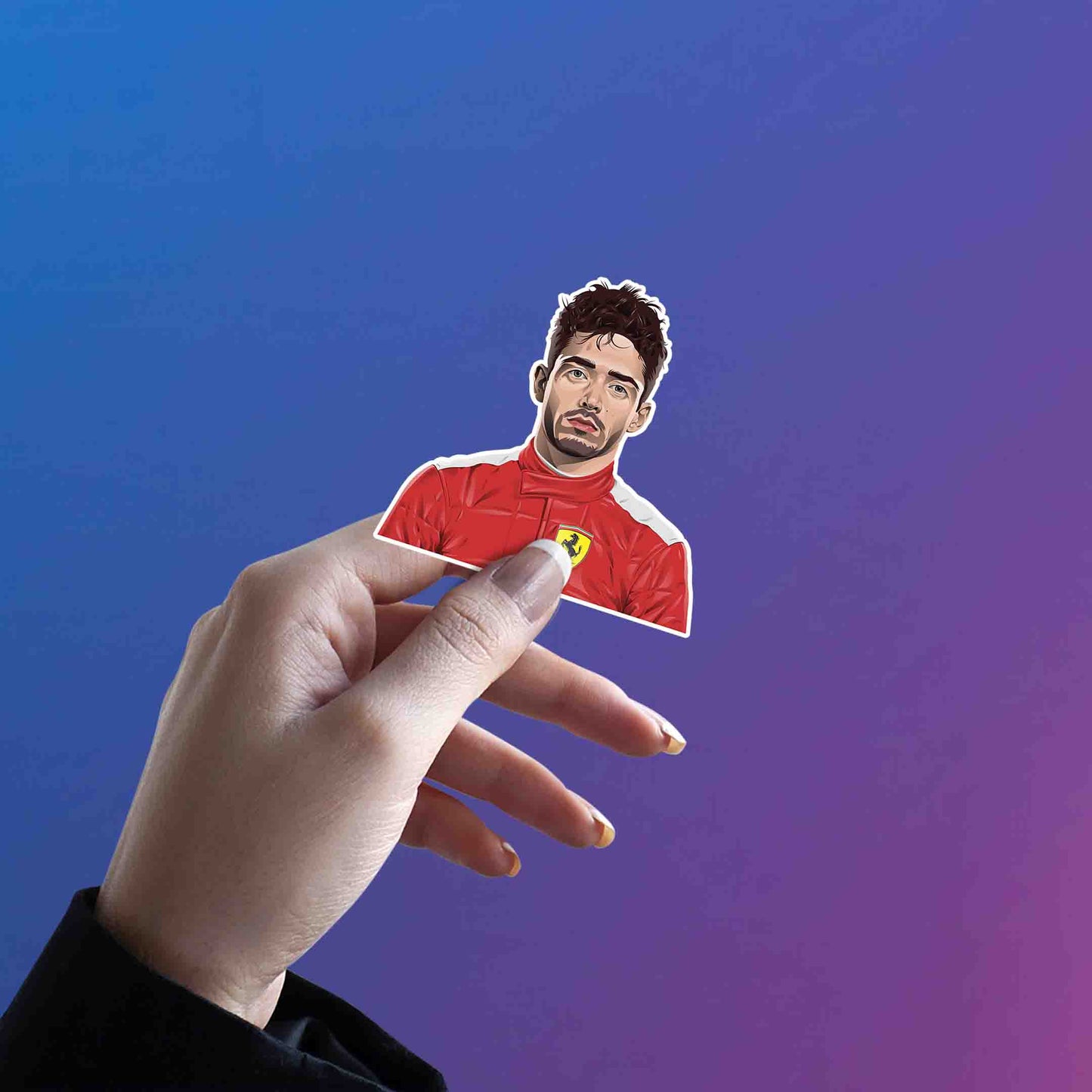 CHARLES LECLERC STICKER - 5
