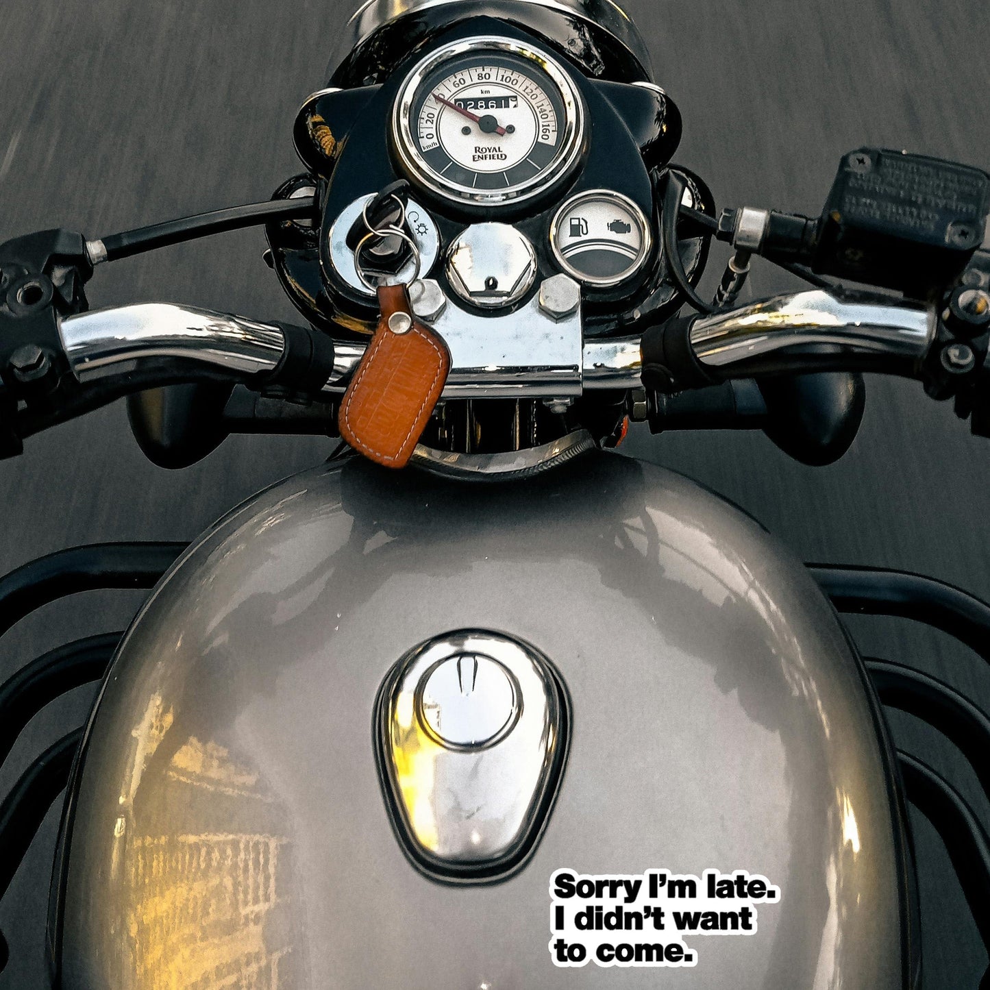 SORRY I WAS NOT LATE STICKER