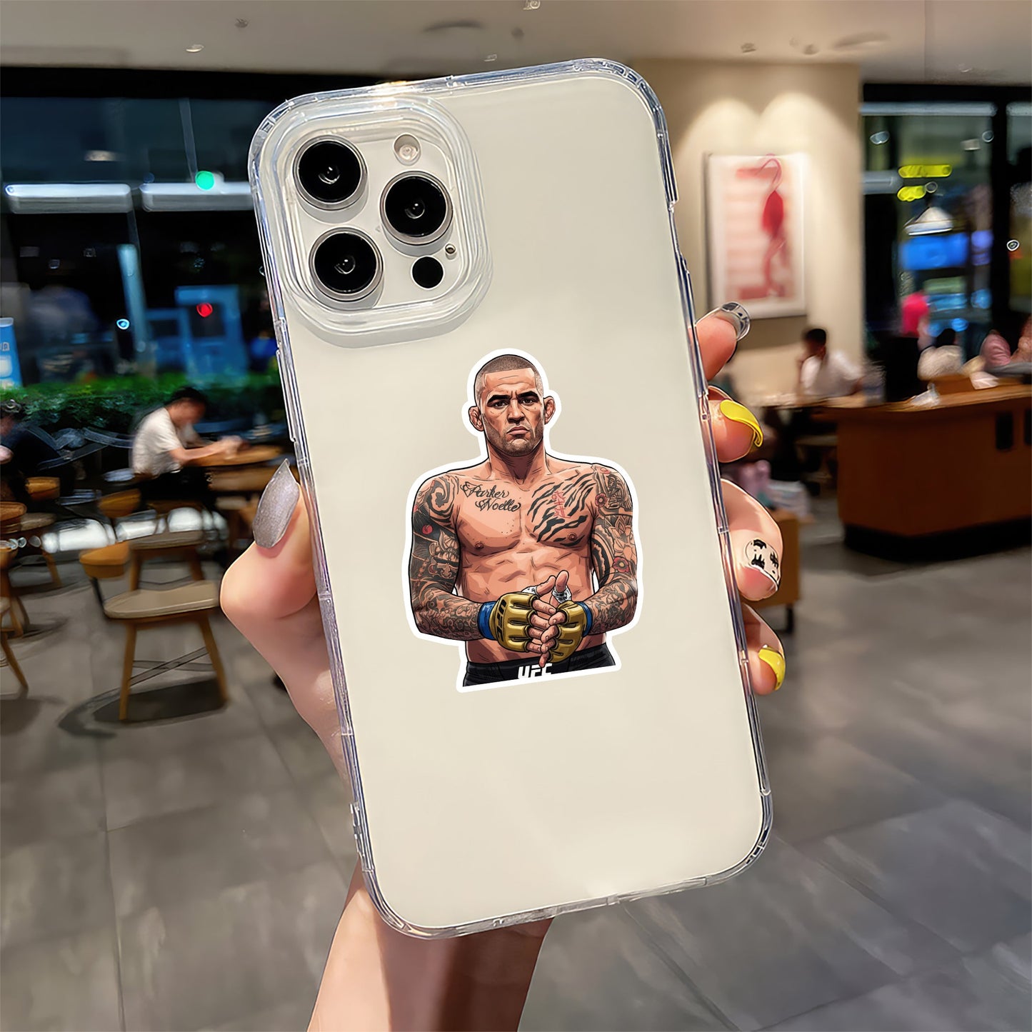 DIAMOND RESOLVE - DUSTIN POIRIER STICKER