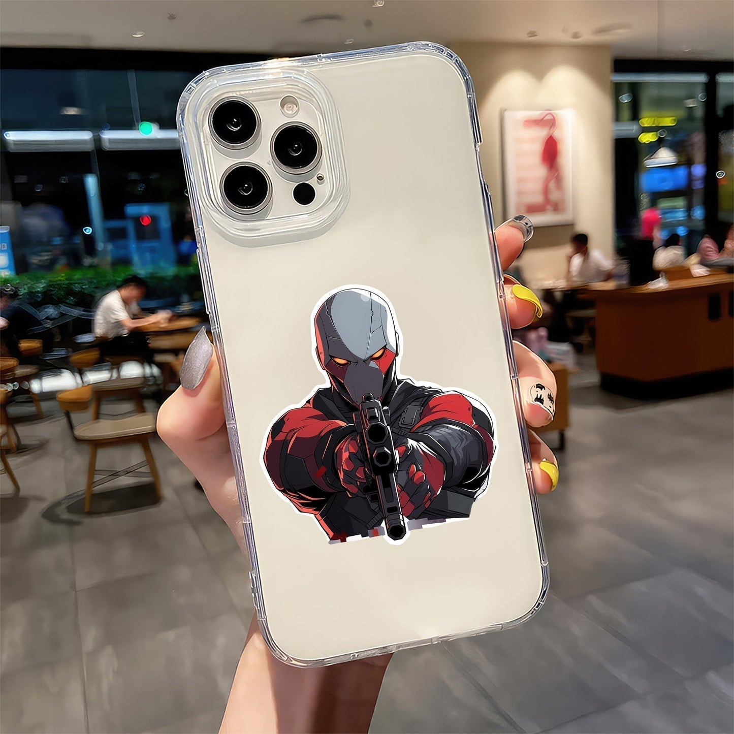 DEADSHOT WITH GUN STICKER