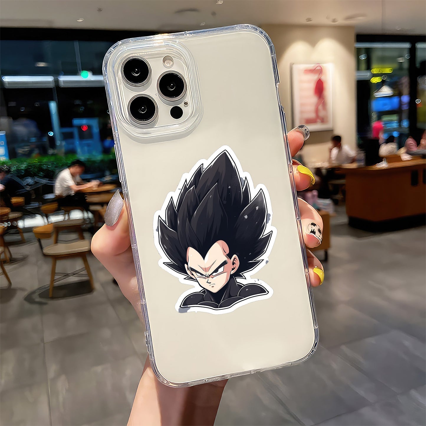 DRAGON BALL ANGRY VEGETA ANIME STICKER