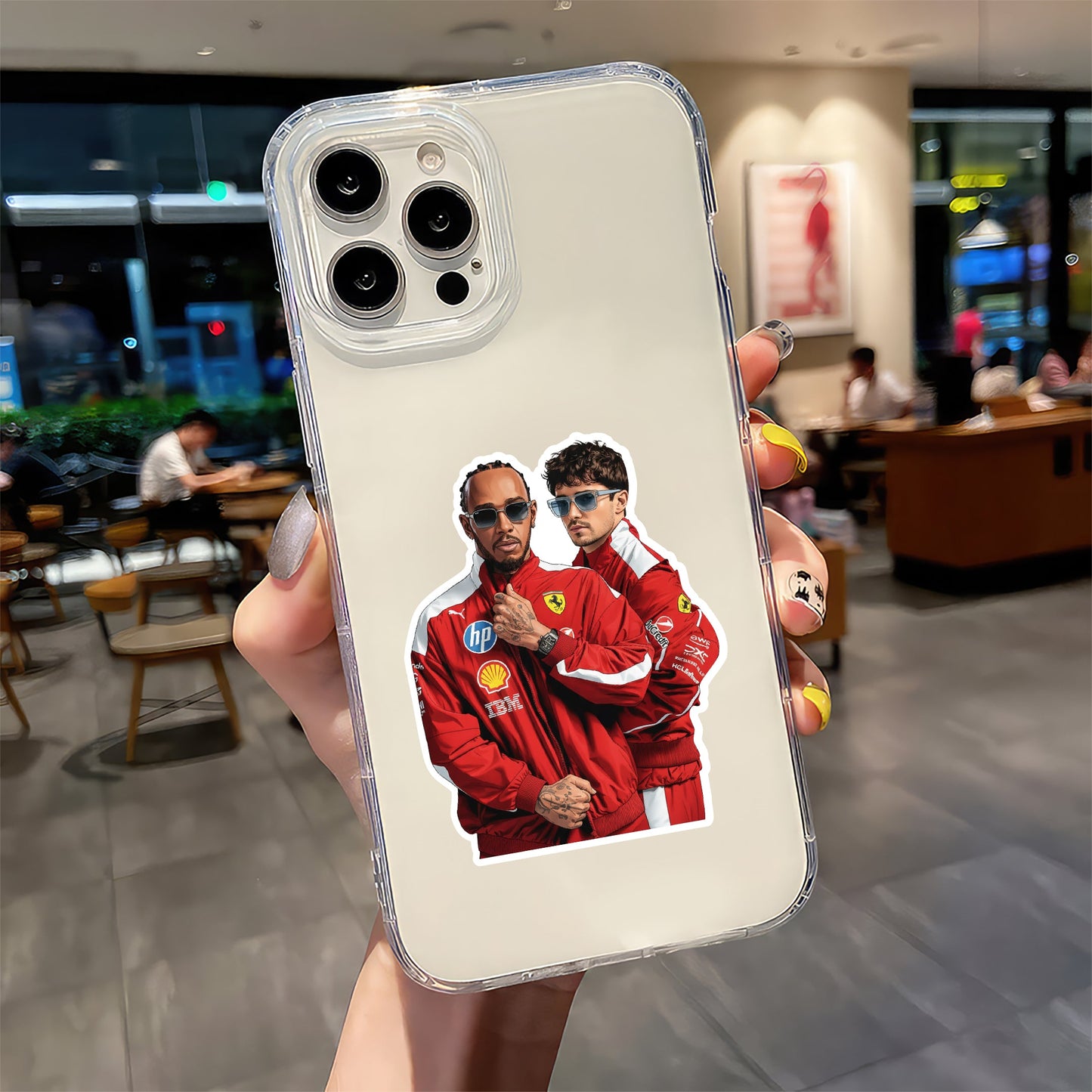 HAMILTON & LECLERC - SCUDERIA STREET KINGS STICKER