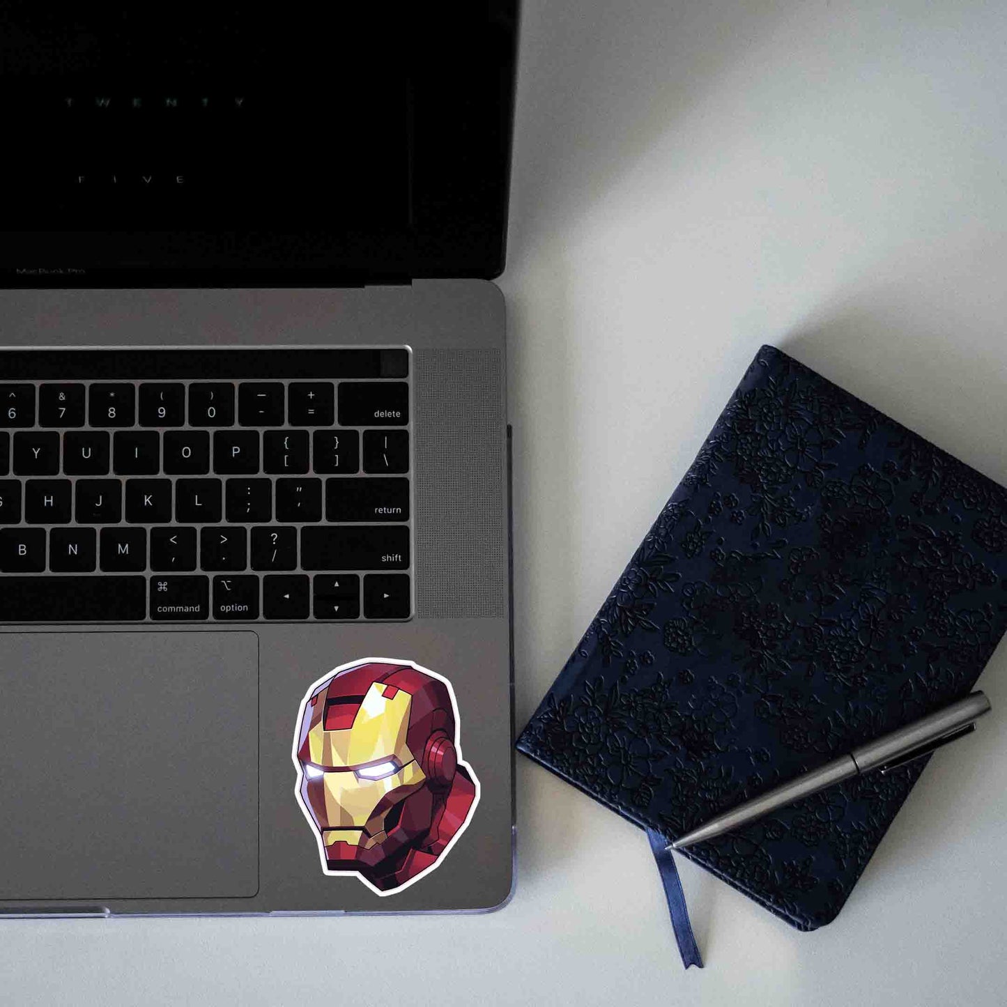IRON MAN HELMET SIDE STICKER