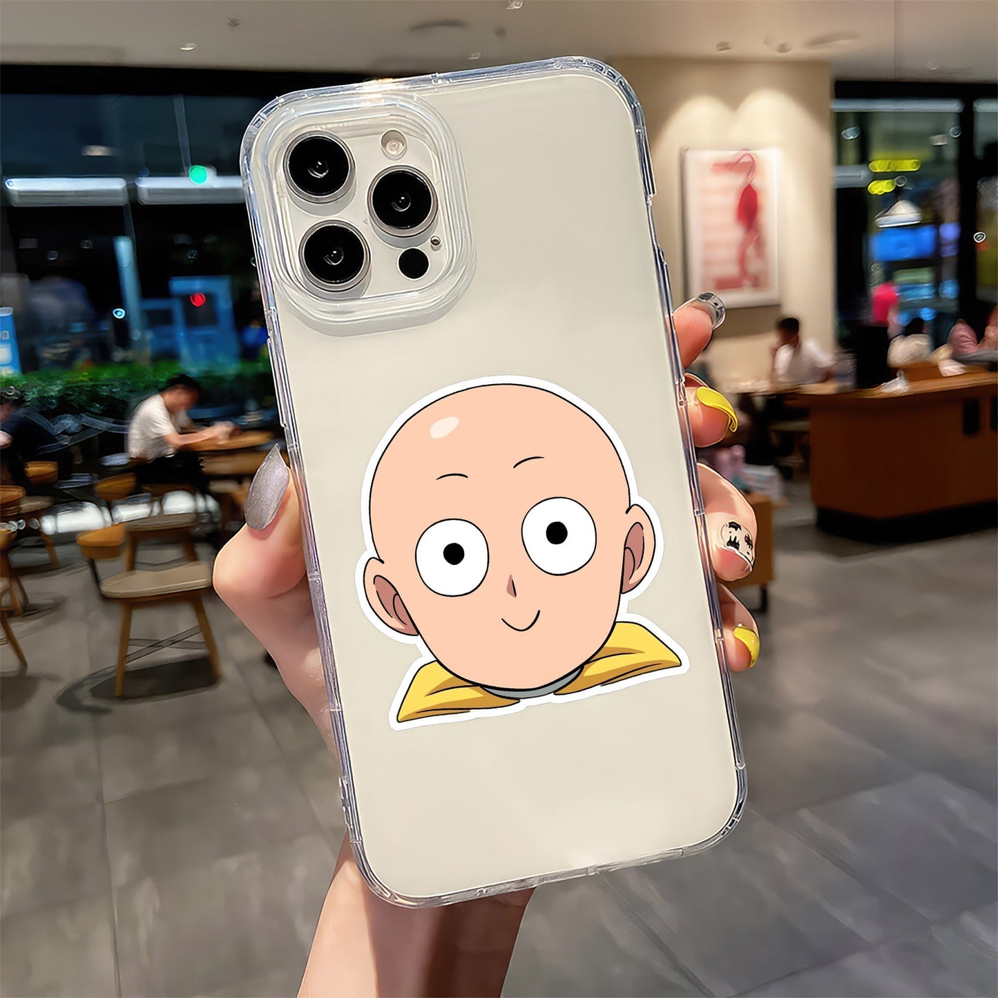 ONE PUNCH MAN SAITAMA SMILING STICKER