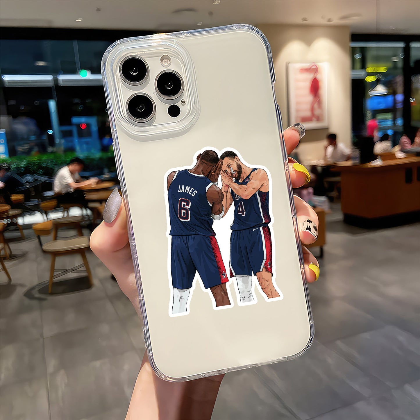 LEBRON & STEPH - OLYMPIC DREAM TEAM STICKER