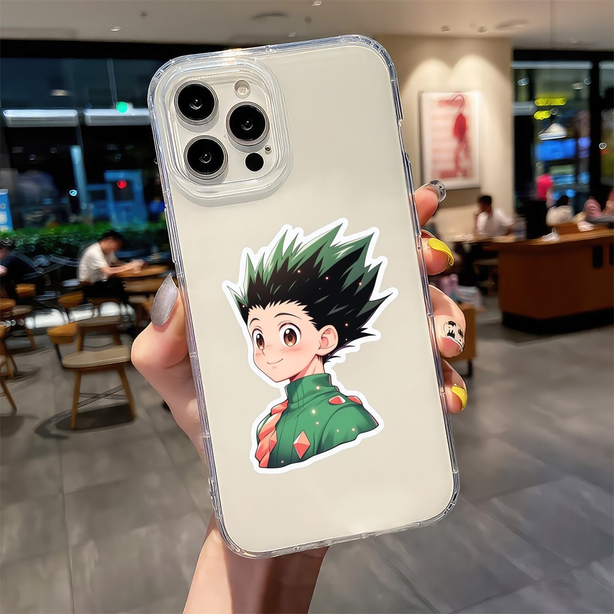 HUNTER X HUNTER SMILING GON FREECSS STICKER - stickyfunk premium stickers