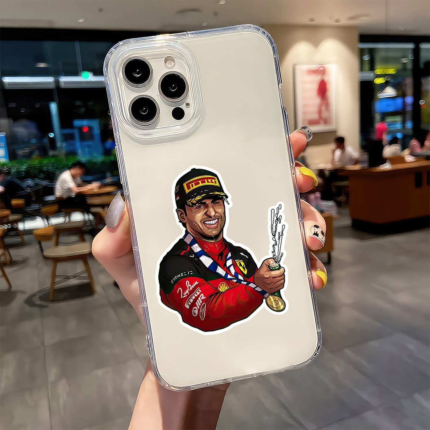 CARLOS SAINZ JR. STICKER - 7