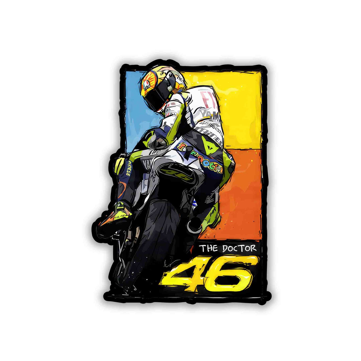 VELENTINO ROSSI STICKER - 7