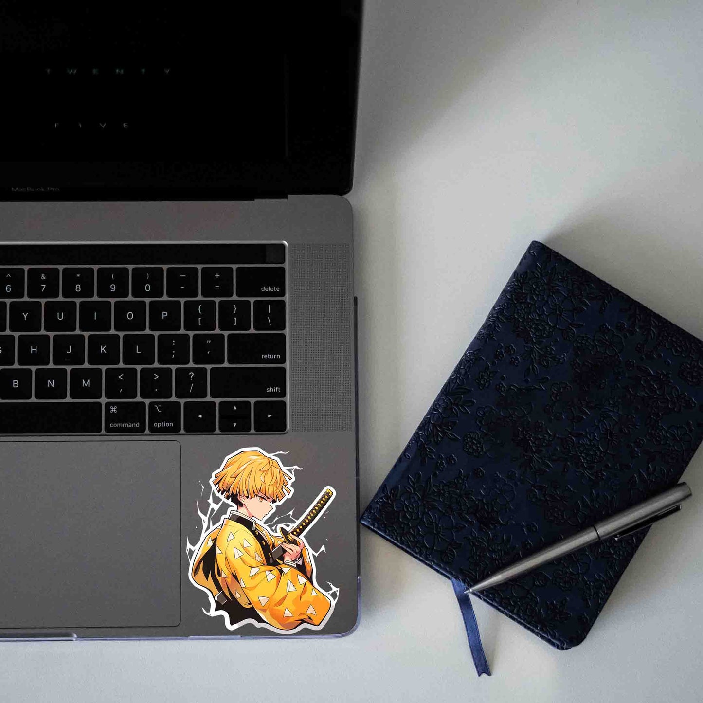 ZENITSU SIDE STANCE WITH KATANA UNDER ARM STICKER