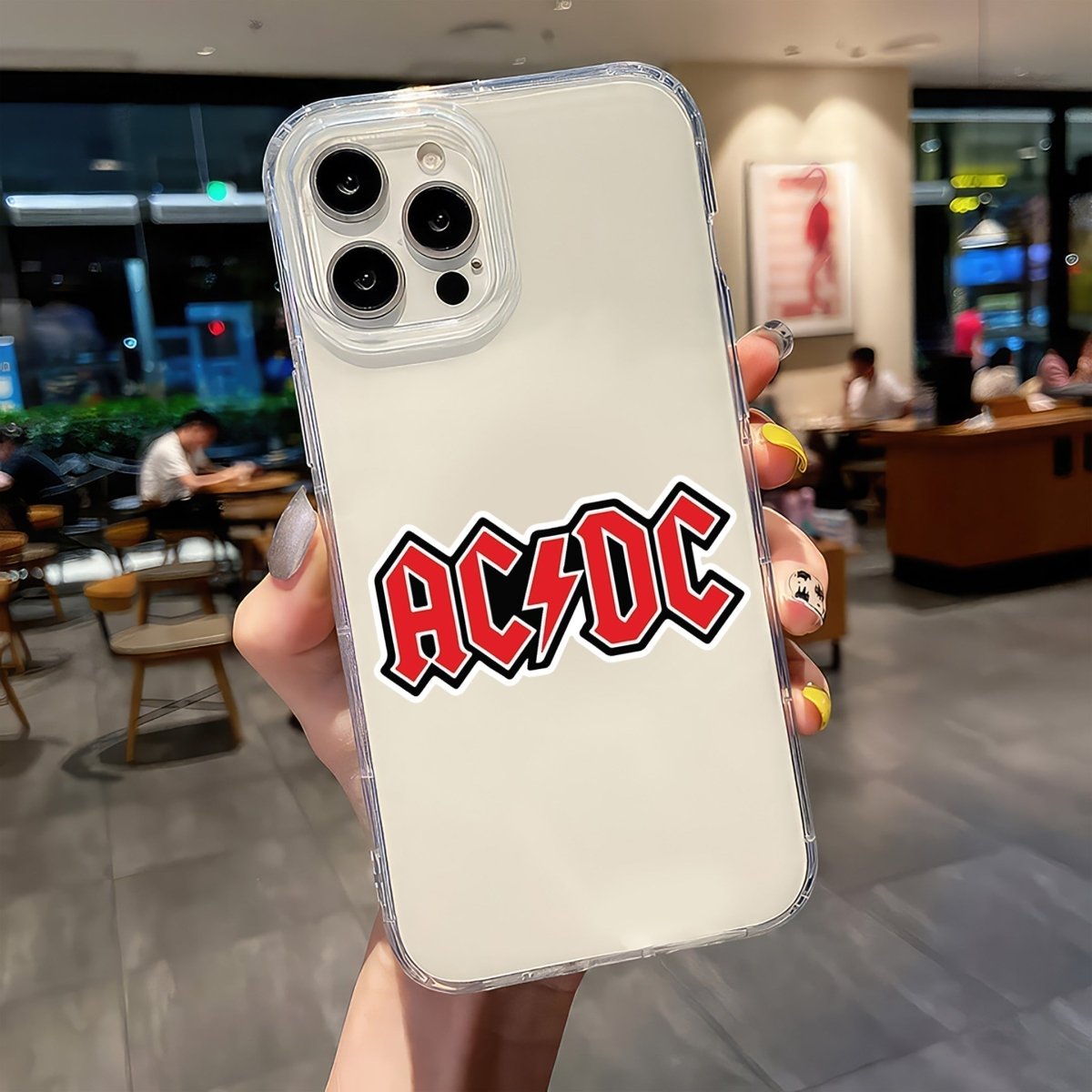 ACDC BAND STICKER - stickyfunk premium stickers