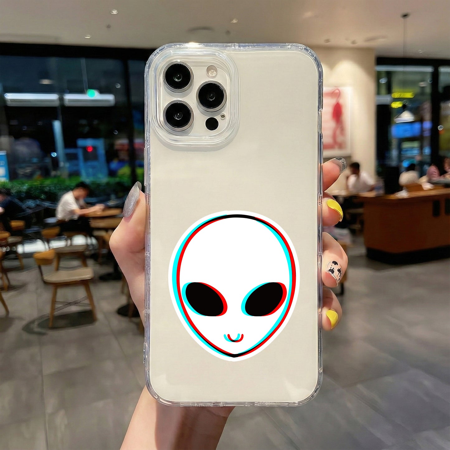 ALIEN BUT MAKE IT AESTHETIC STICKER