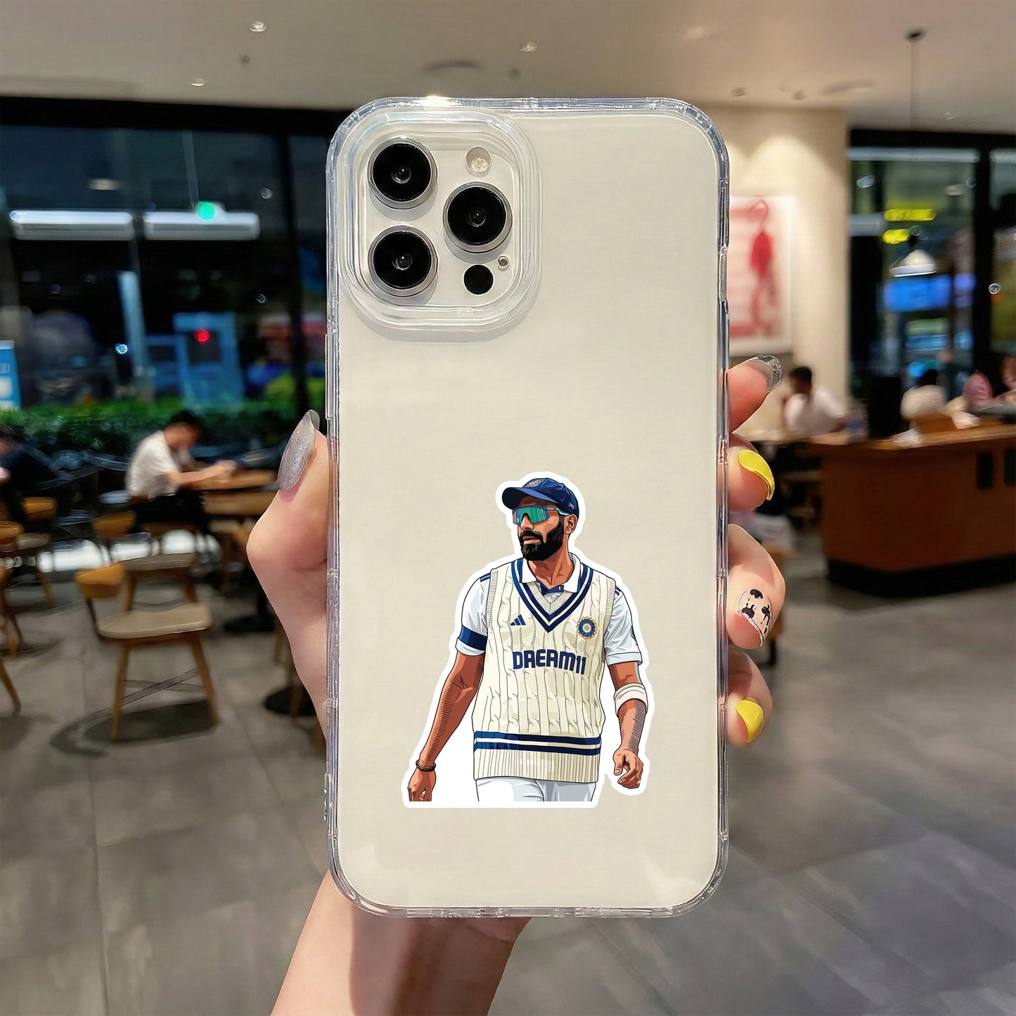JASPRIT BUMRAH - TEST CRICKET ICON STICKER