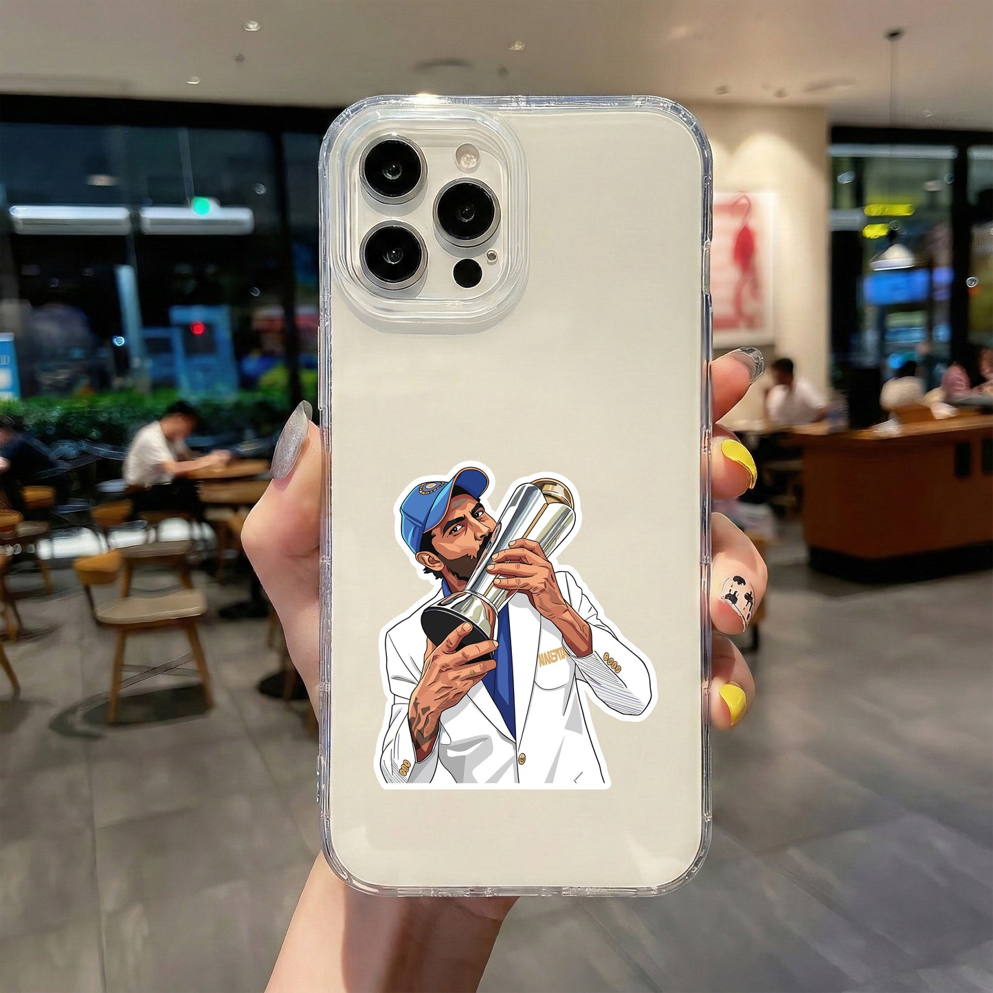 RAVINDRA JADEJA - WORLD CHAMPION KISS STICKER