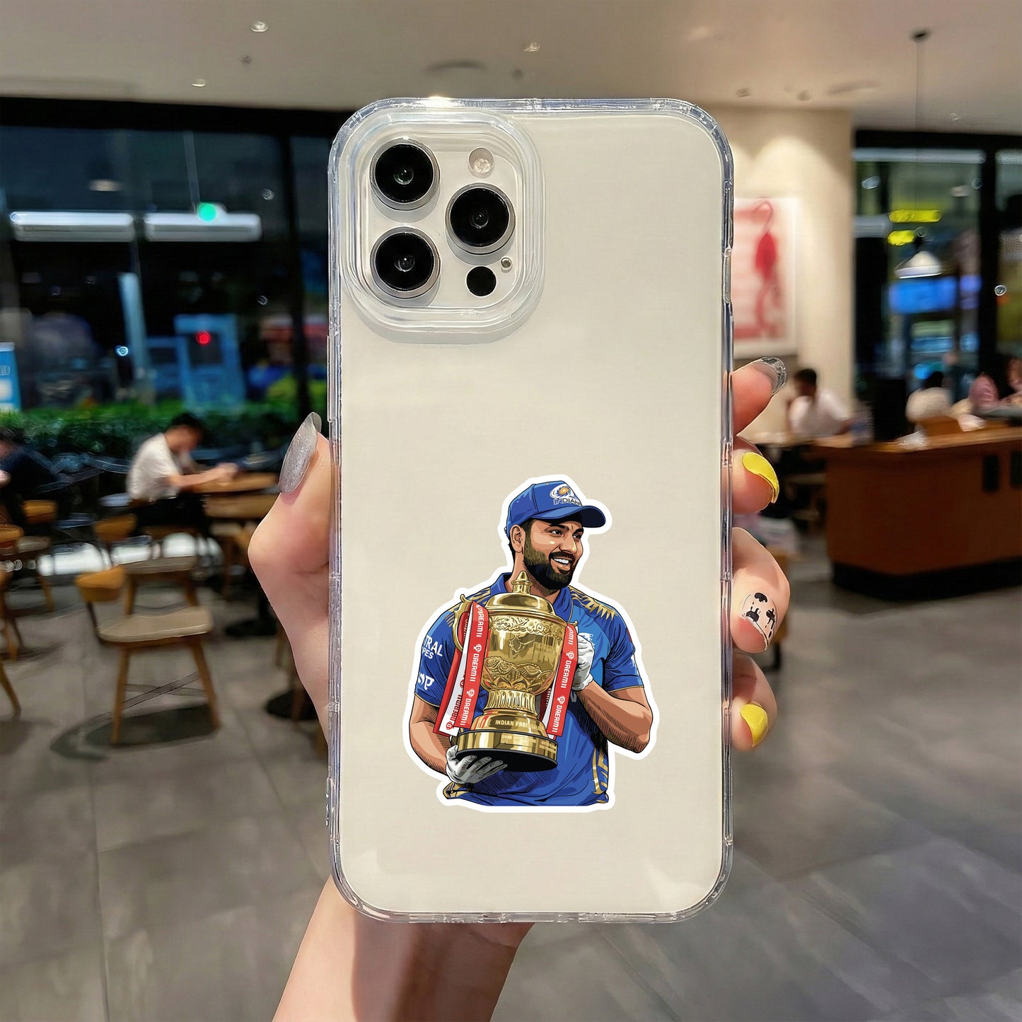 ROHIT SHARMA - 5 TIME CHAMPION STICKER