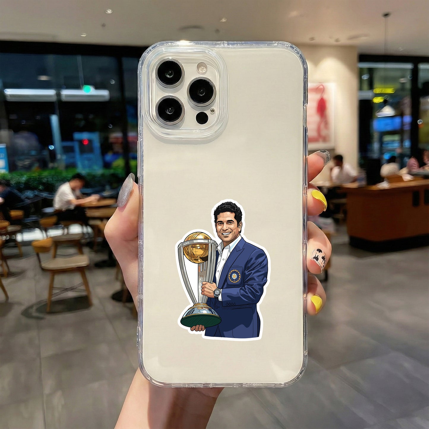 SACHIN TENDULKAR - GOD LIFTS THE WORLD STICKER