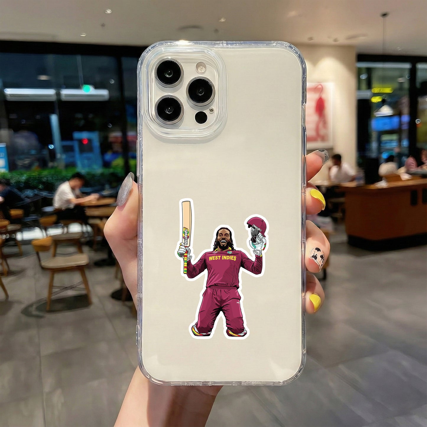 CHRIS GAYLE - UNIVERSE BOSS TRIUMPH STICKER