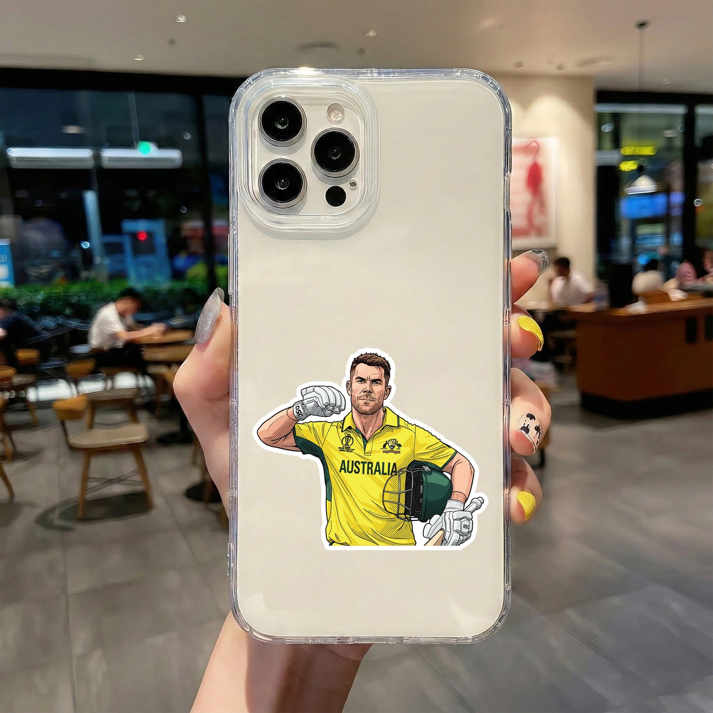 DAVID WARNER - THE BULL ROAR STICKER