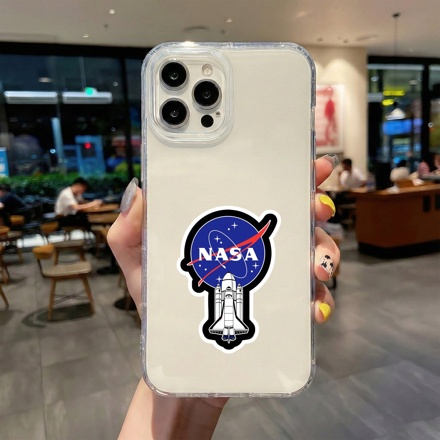 ASTRONAUT MORE LIKE ASTROWANNABE STICKER