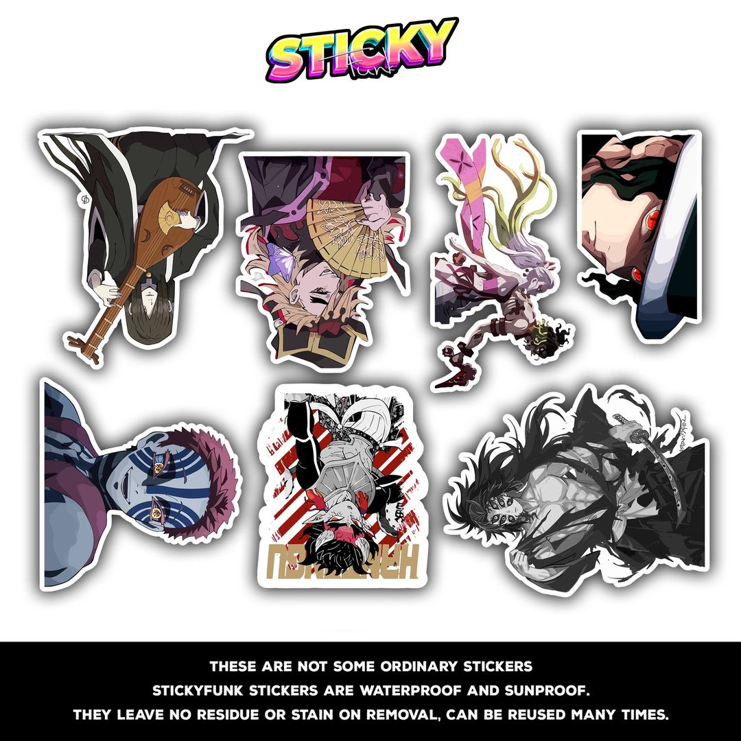 UPPER RANK DEMONS MINI STICKERS SHEET