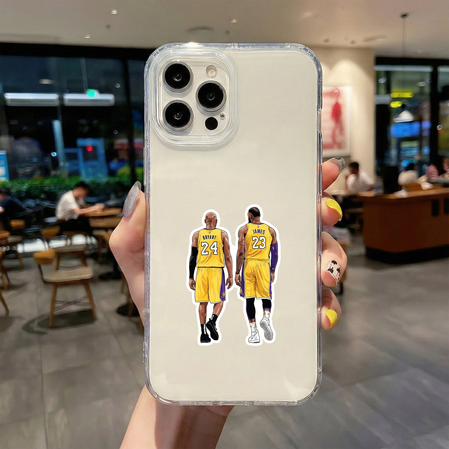 KOBE & LEBRON - KINGS OF LA WALKAWAY STICKER