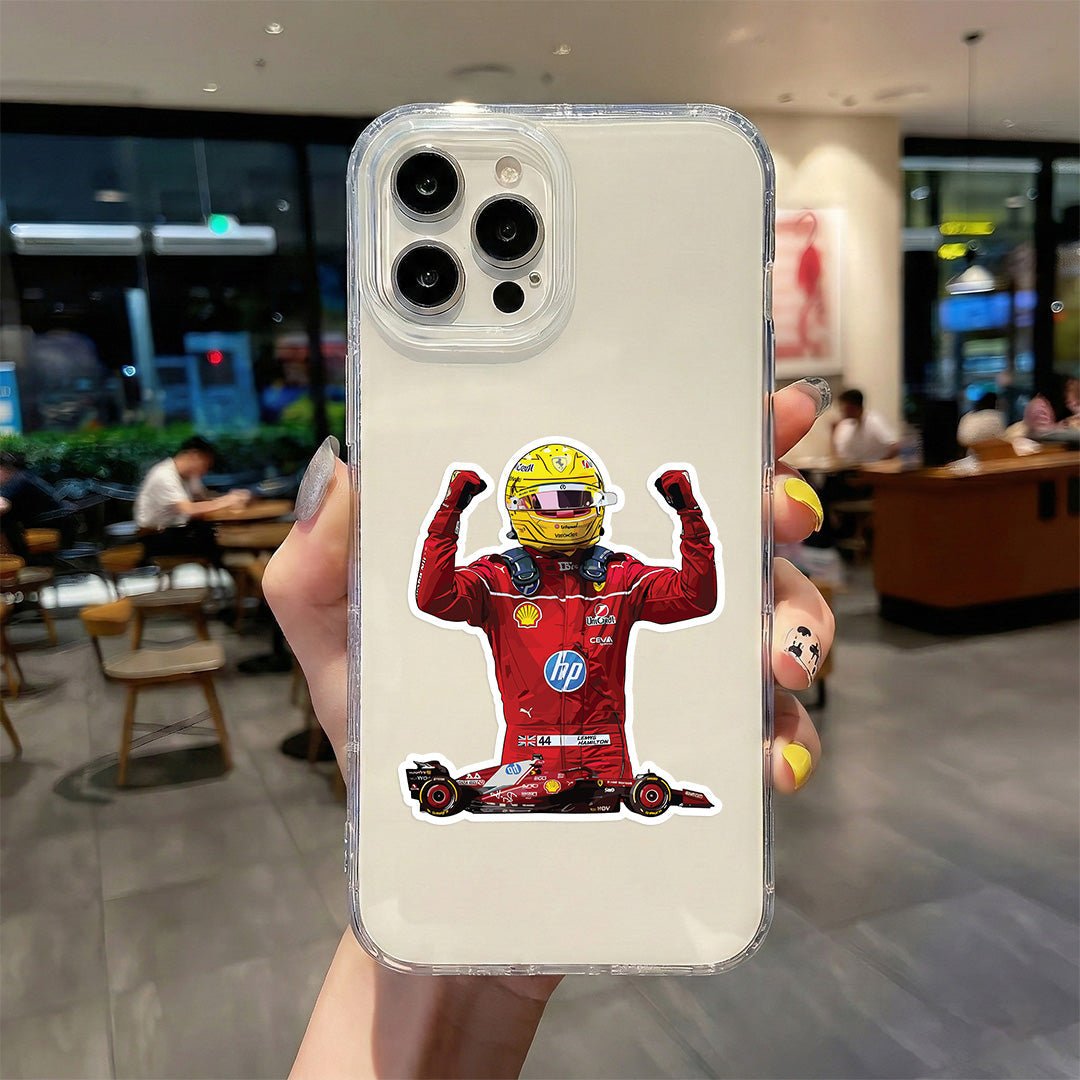 LEWIS HAMILTON - FERRARI ERA BEGINS STICKER