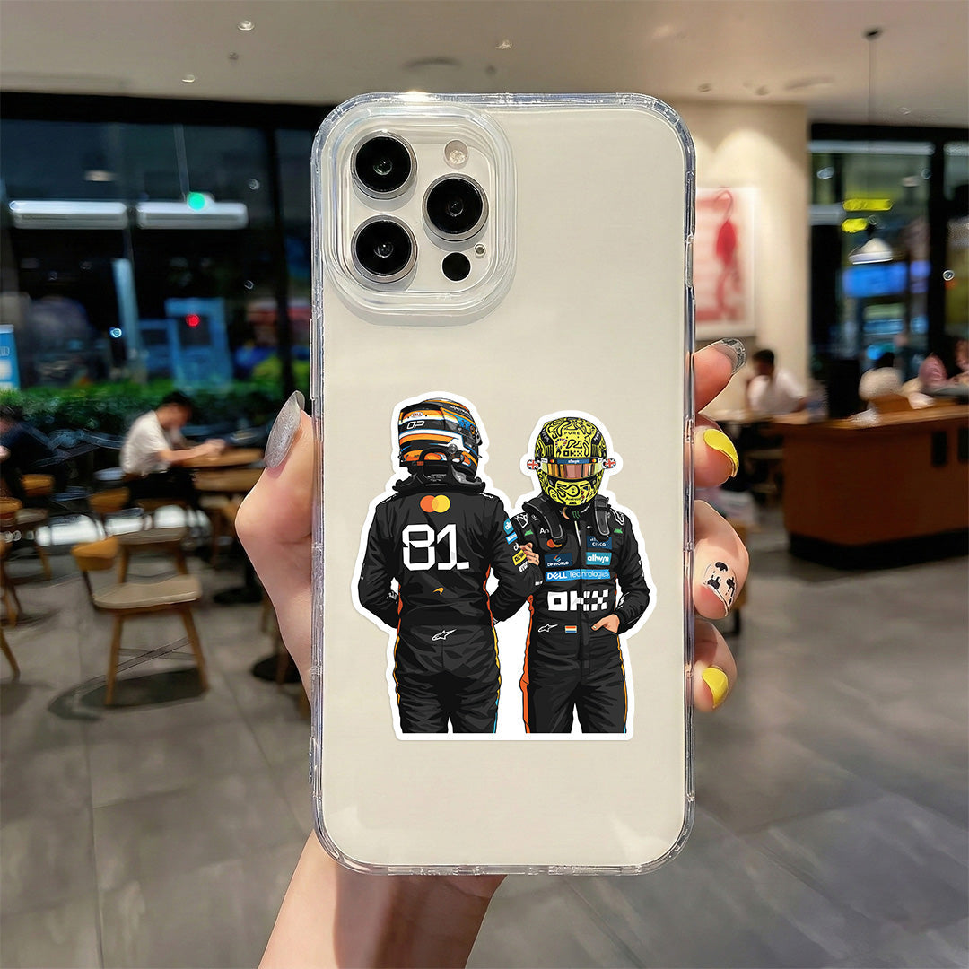 MCLAREN DUO - PAPAYA BROTHERS BACK STICKER