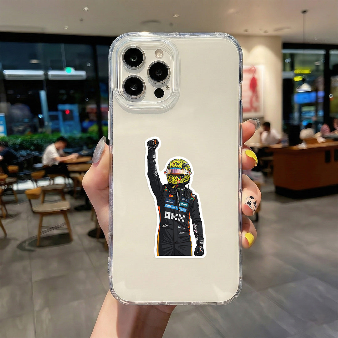 LANDO NORRIS - TOP STEP CELEBRATION STICKER