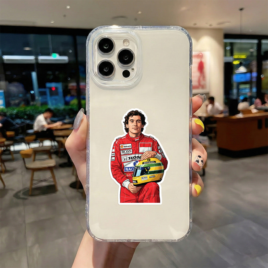 AYRTON SENNA - MAGIC SENNA TRIBUTE STICKER