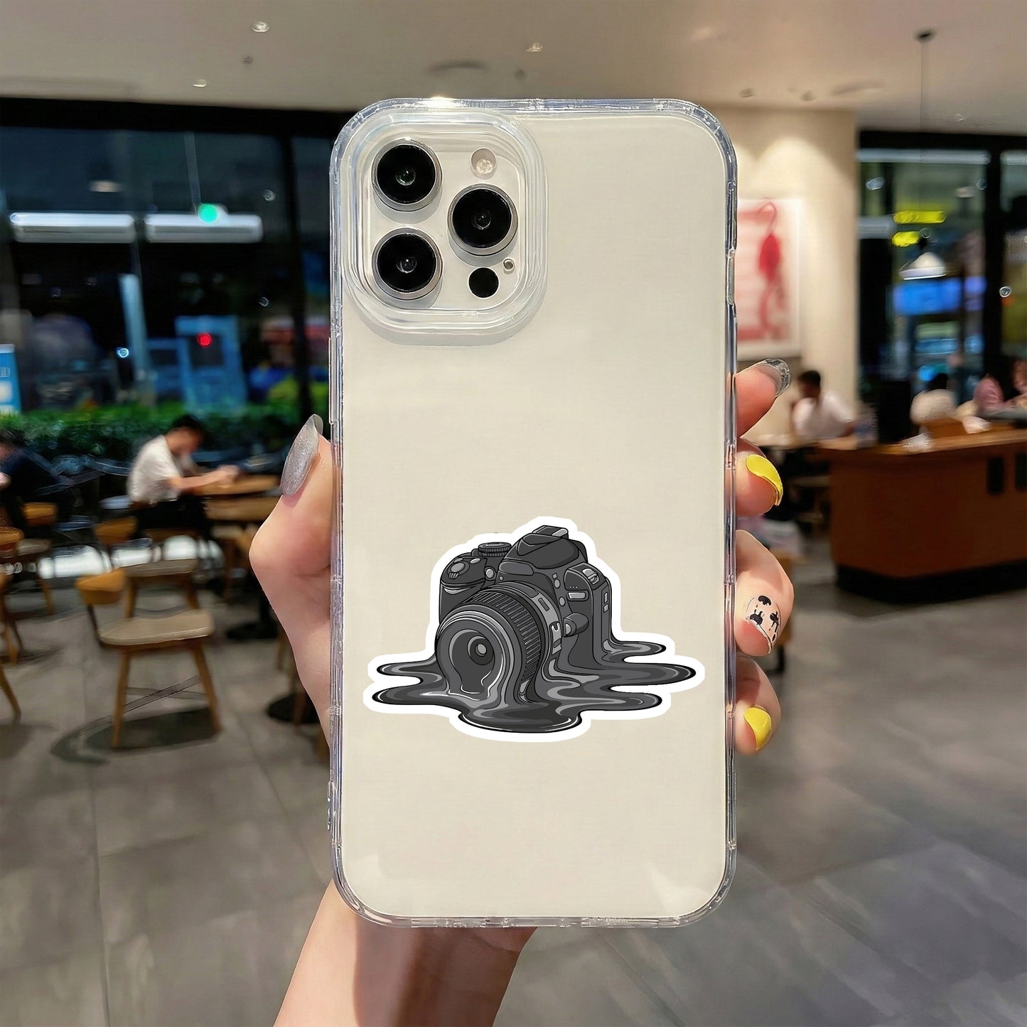CAMERA MELT HOGAYA, SHOT CUTE HAI STICKER