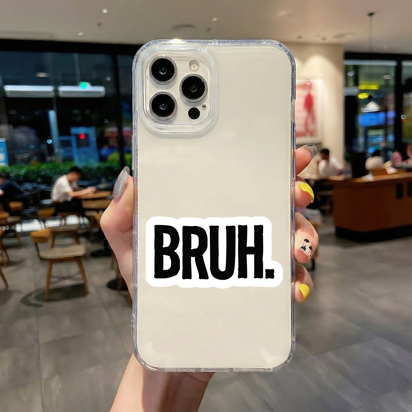 BRUH KA LEVEL OP STICKER