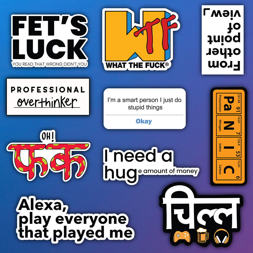 FUNKY STUFF STICKERS SET