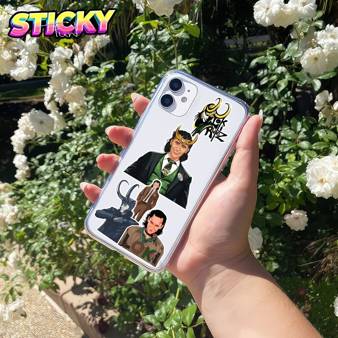 LOKI MINI STICKERS SHEET - stickyfunk premium stickers