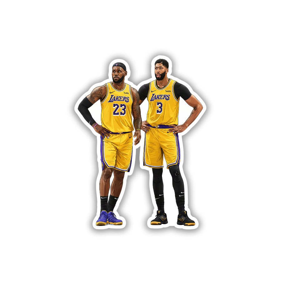 LEBRON & AD - HOLLYWOOD DUO STICKER