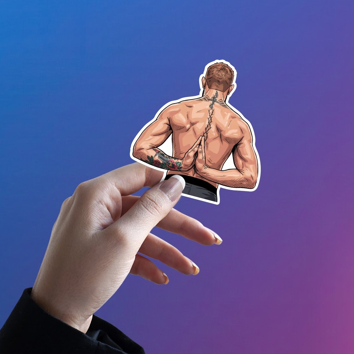 ROSE VINE ZEN - CONOR MCGREGOR STICKER - stickyfunk premium stickers