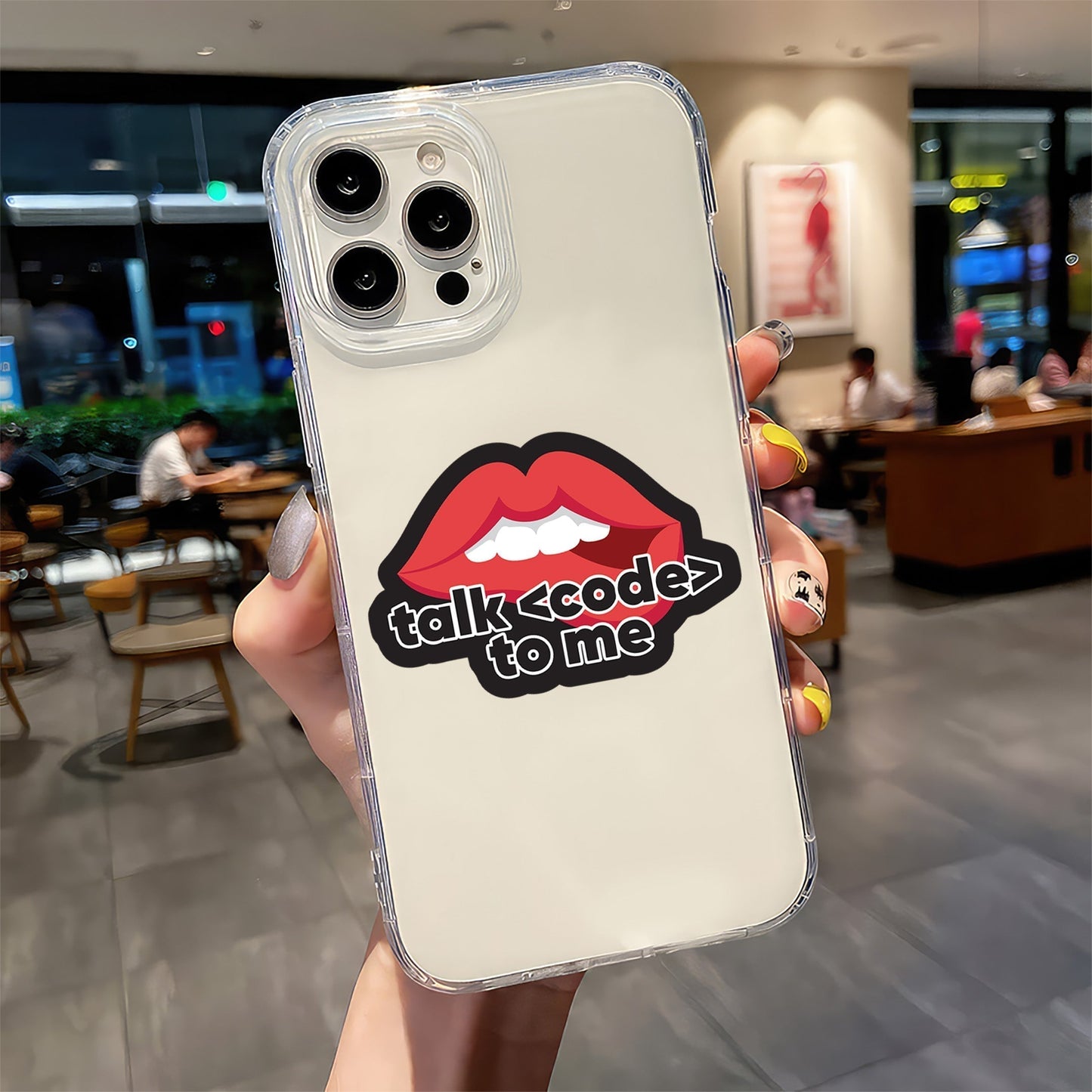 TALK <CODE> TO ME