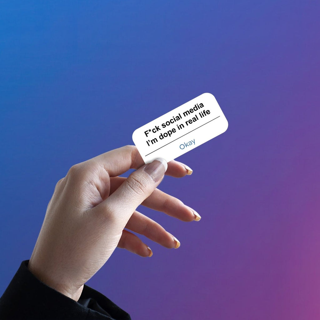 LIKES ARE OVERRATED ANYWAY STICKER - stickyfunk premium stickers