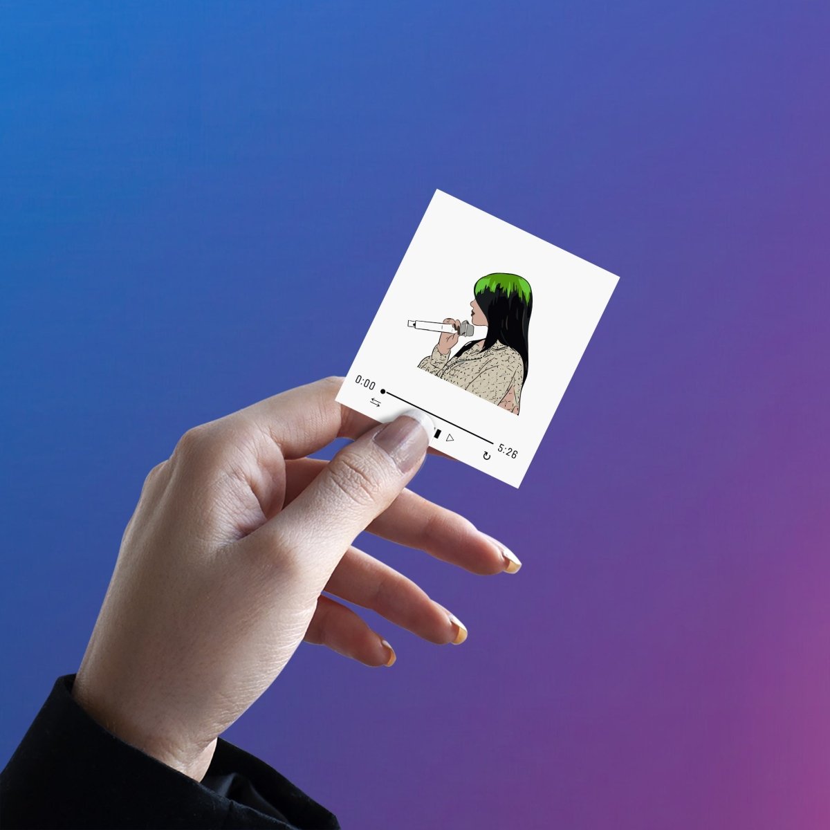 CAN'T EVEN HIT PLAY STICKER - stickyfunk premium stickers