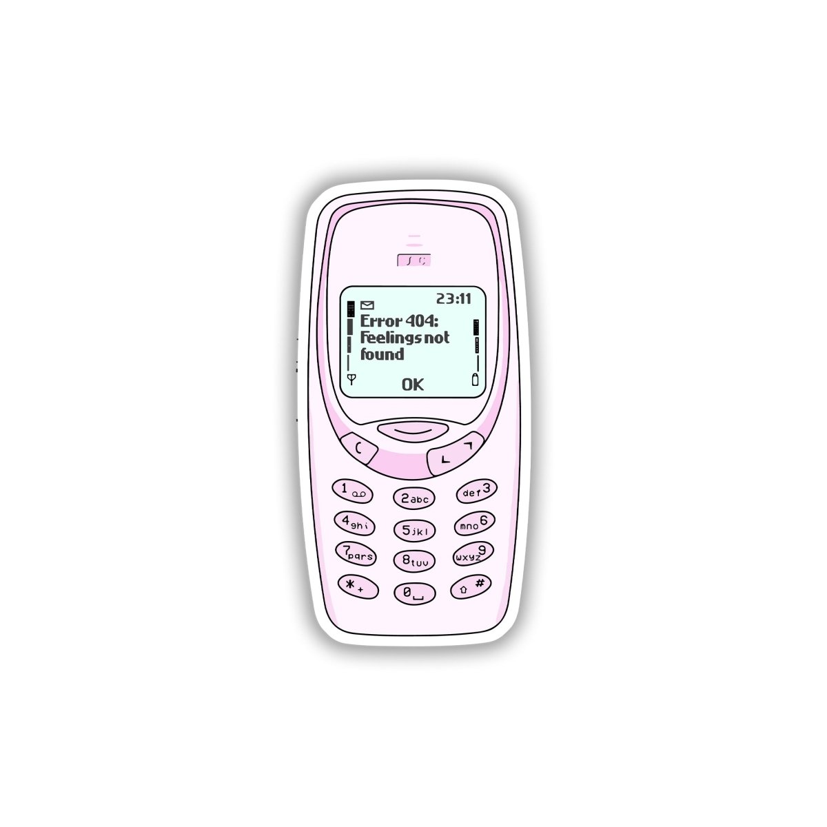 HEART.EXE HAS STOPPED WORKING STICKER - stickyfunk premium stickers