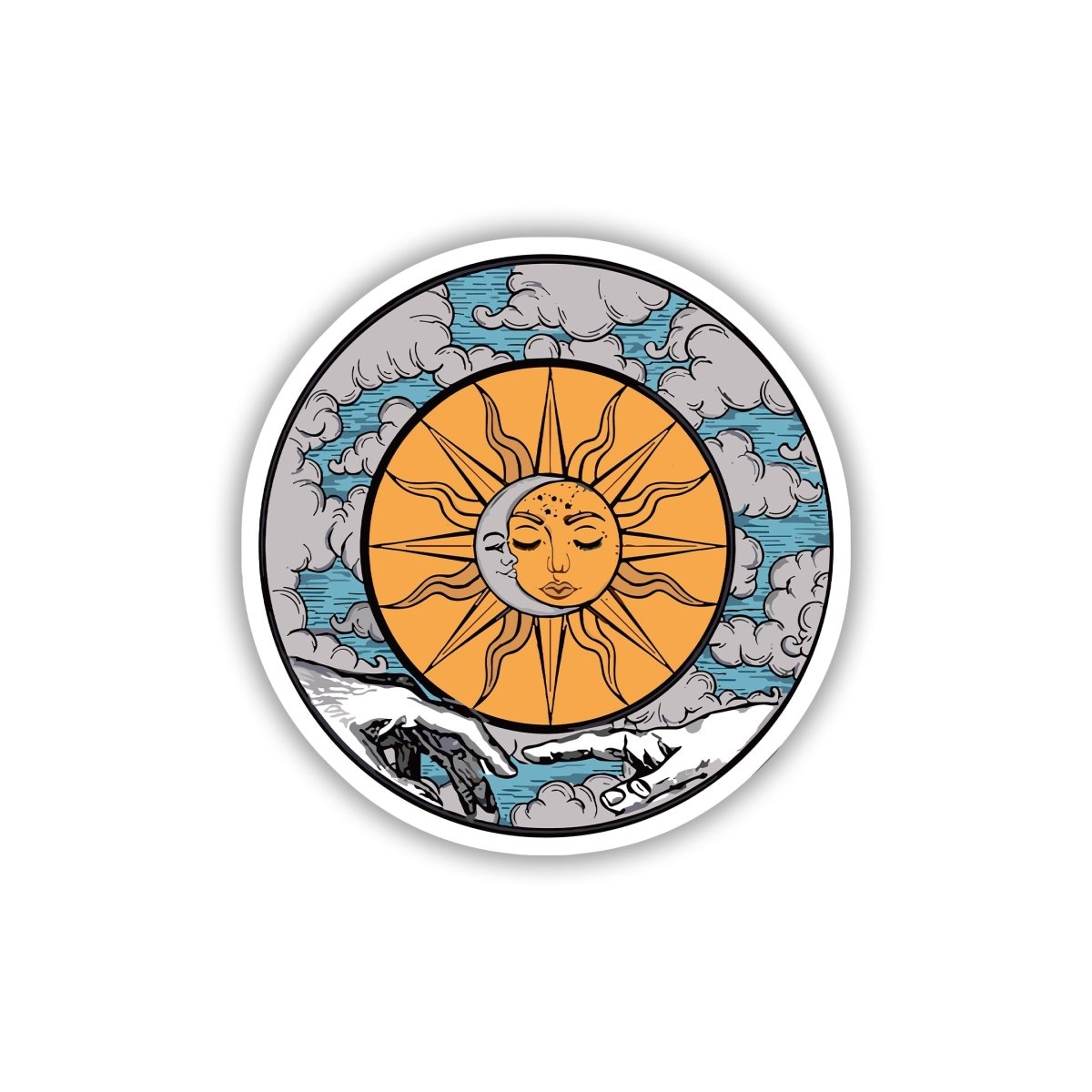 SURYA - CHAND COMBO, FULL NAUTANKI STICKER - stickyfunk premium stickers