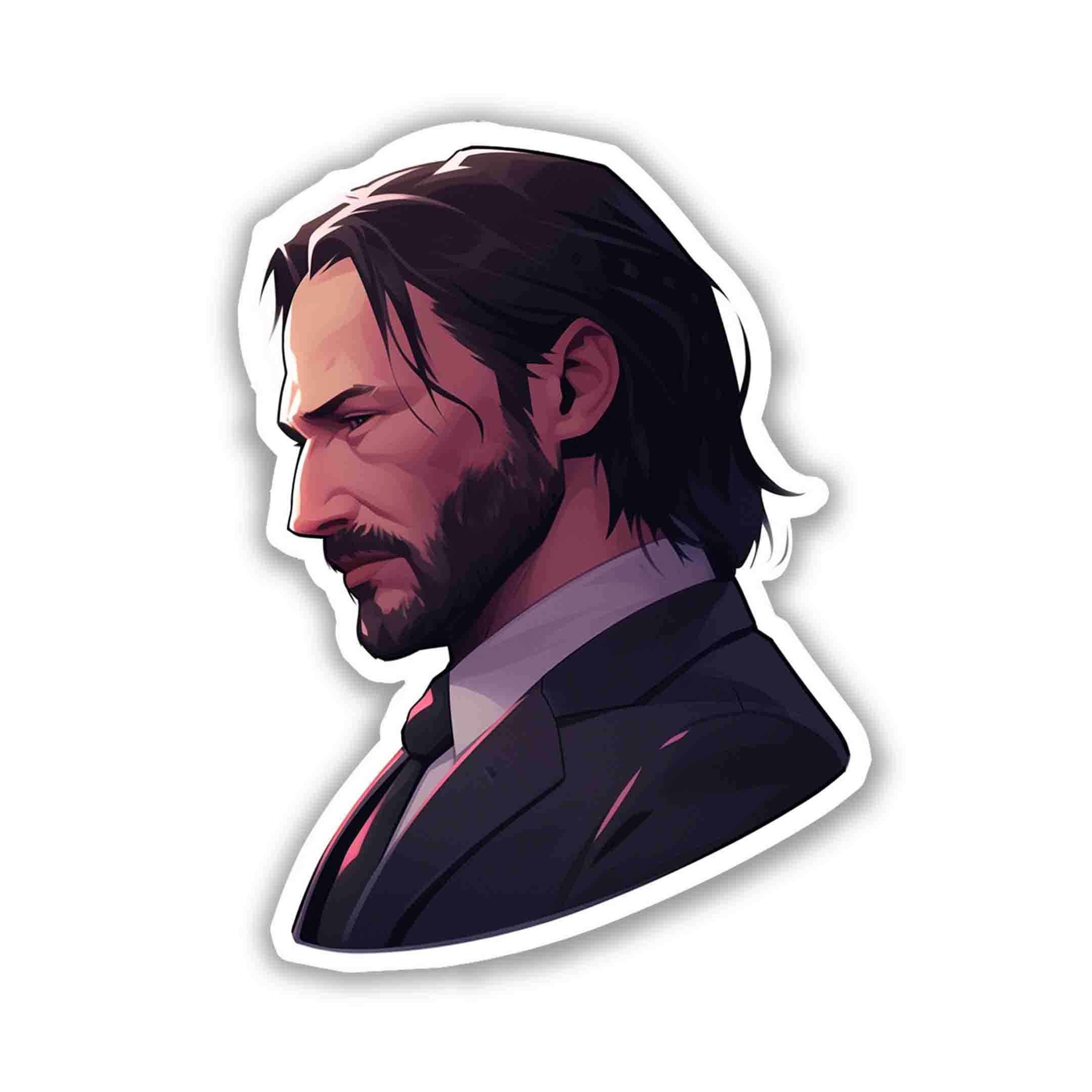 AESTHETIC JOHN WICK STICKER - stickyfunk premium stickers
