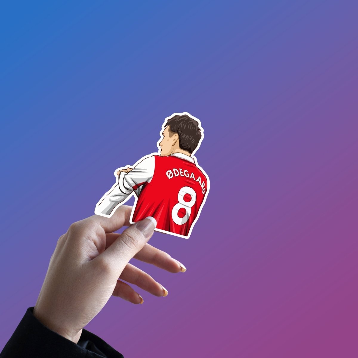 MARTIN ODEGAARD STICKER - stickyfunk premium stickers