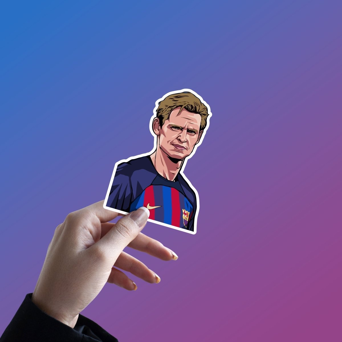 Frenkie de Jong STICKER - 3 - stickyfunk premium stickers