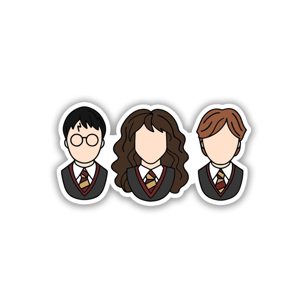 THE GOLDEN TRIO - HARRY POTTER - stickyfunk premium stickers