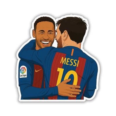 NEYMAR AND MESSI STICKER | BARCELONA - 5