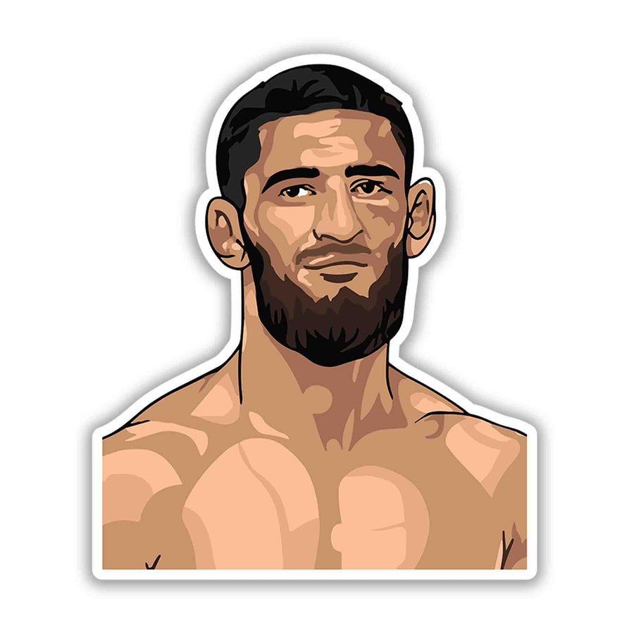 Chechen Steel Gaze – Khamzat Chimaev Sticker