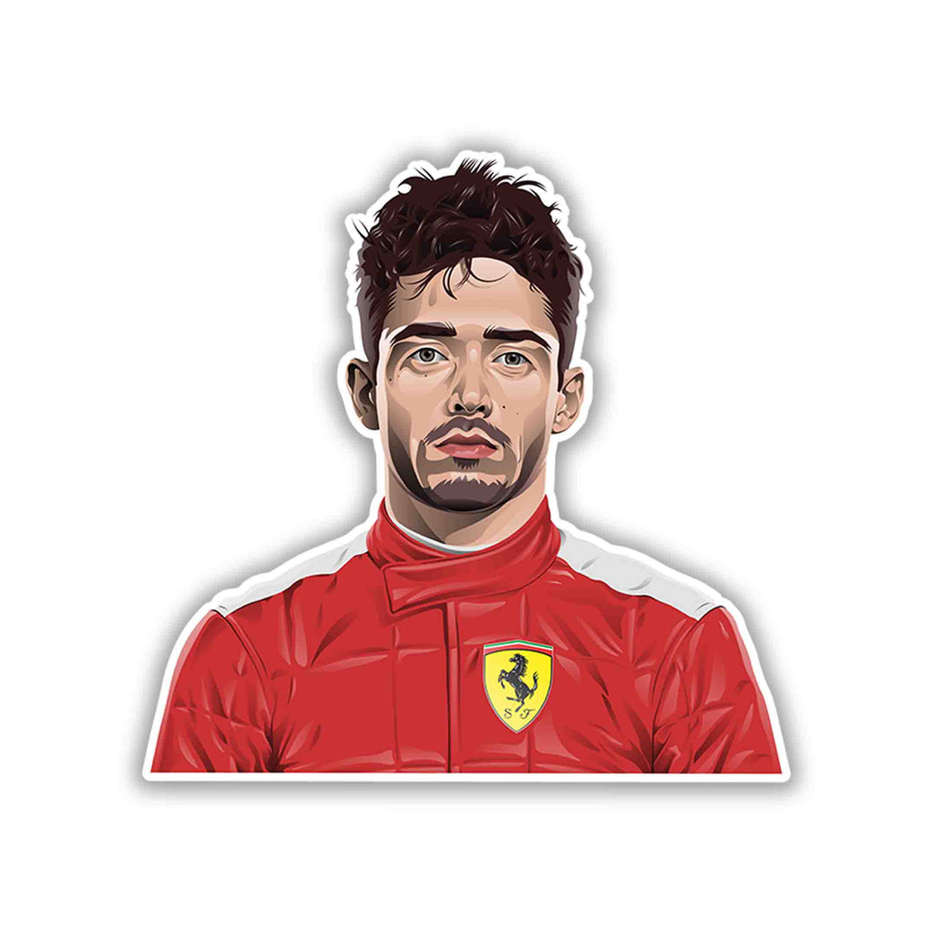 CHARLES LECLERC STICKER - 5 - stickyfunk premium stickers