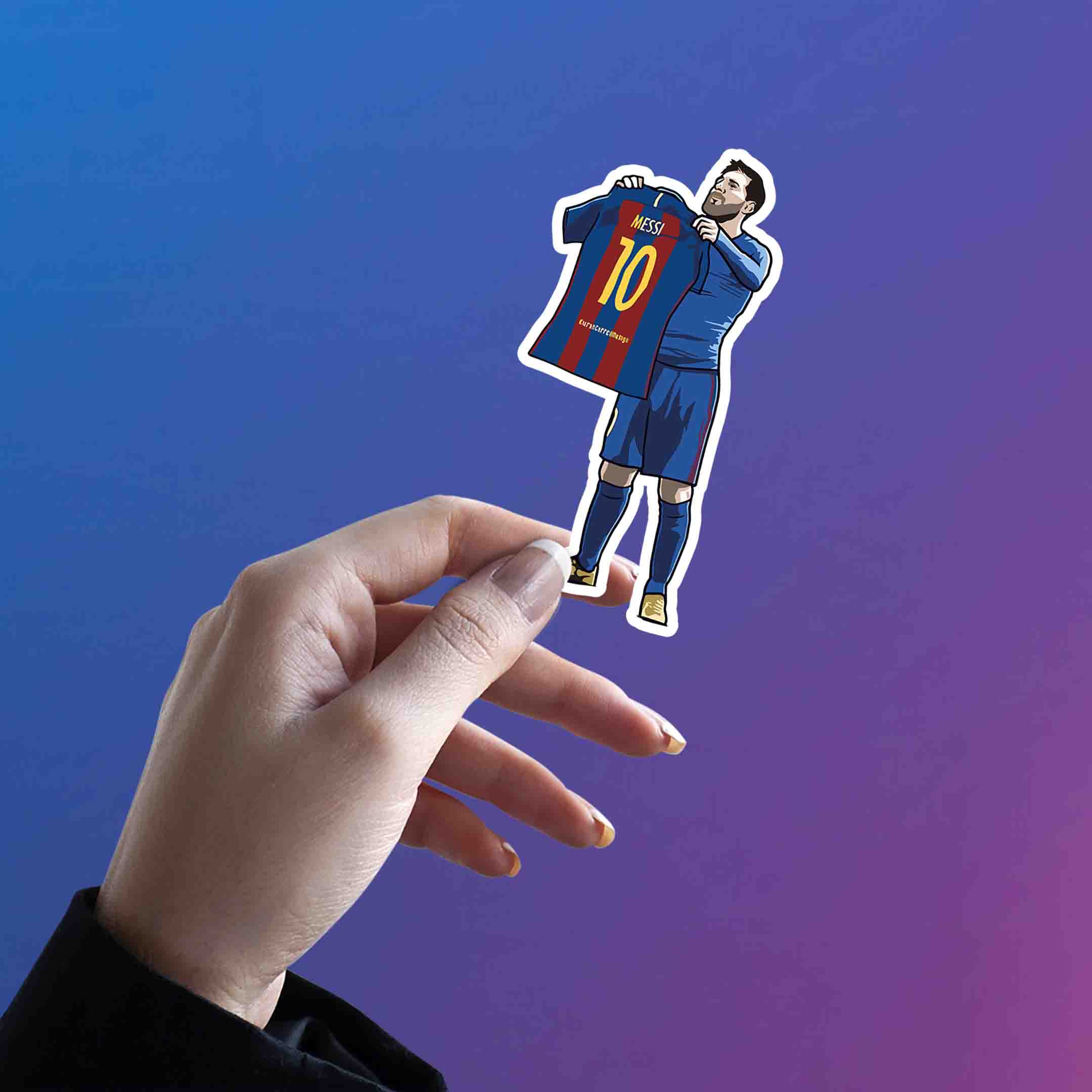 LIONEL MESSI 25 - stickyfunk premium stickers