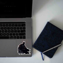 DC BATMAN BLACK MINIMALIST STICKER