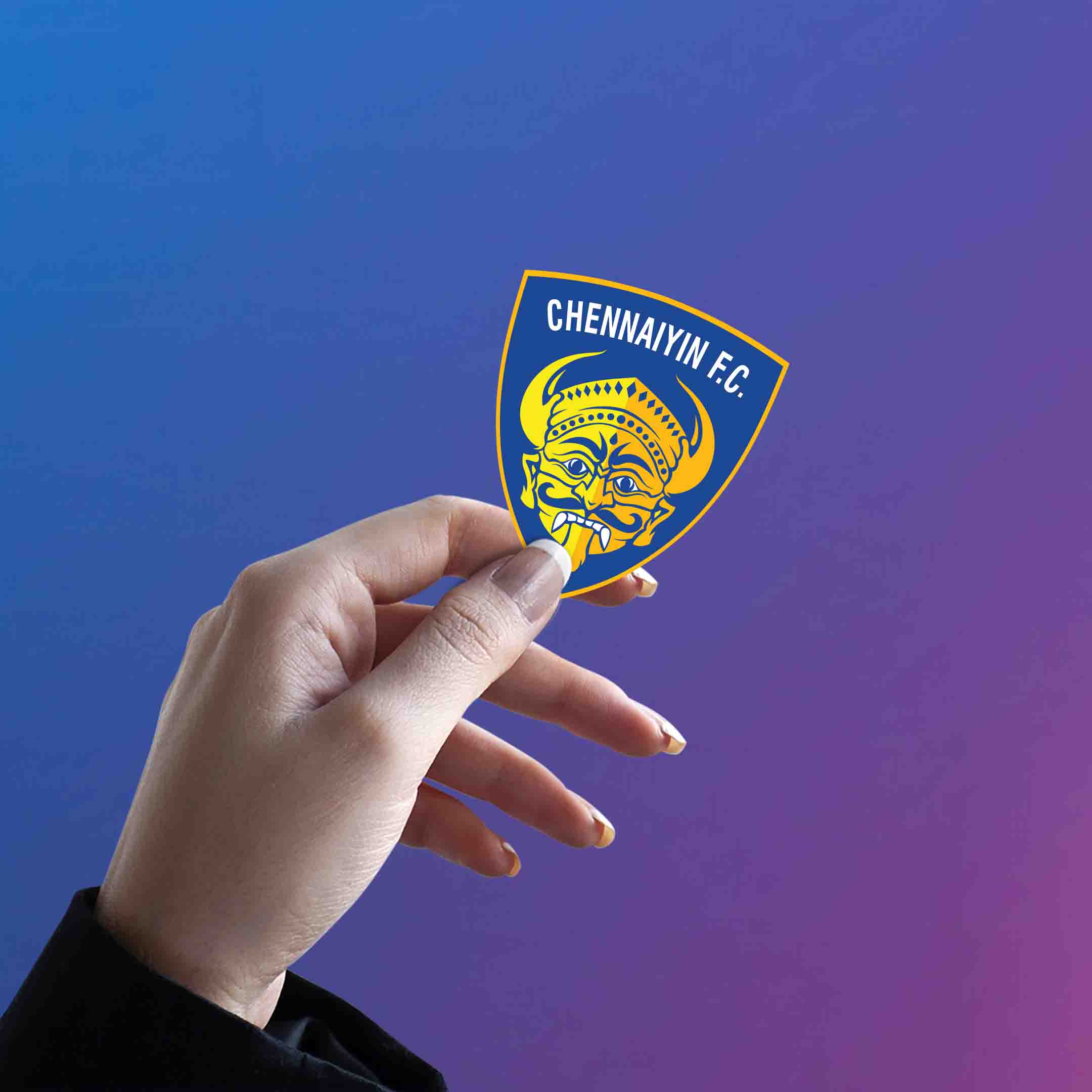 CHENNAIYIN FC LOGO STICKER - stickyfunk premium stickers